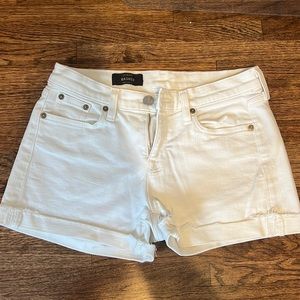JCREW White Denim Jean Shorts